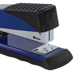 Степлер №24/<wbr/>6, 26/<wbr/>6 металлический BRAUBERG &laquo;Office&raquo;, до 30 листов, синий, 228612