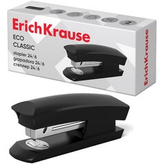 Степлер №24/<wbr/>6 ERICH KRAUSE &laquo;Eco&raquo;, до 30 листов, черный, 28235