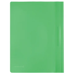 Скоросшиватель пластиковый BRAUBERG, А4, 130/<wbr/>180 мкм, салатовый, 228674