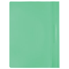 Скоросшиватель пластиковый BRAUBERG, А4, 130/<wbr/>180 мкм, бирюзовый, 228675