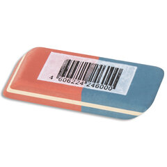 Ластик BRAUBERG &laquo;Ultra&raquo;, 41&times;14&times;8 мм, красно-синий, натуральный каучук, 228708