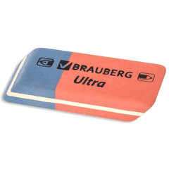 Ластик BRAUBERG &laquo;Ultra&raquo;, 41&times;14&times;8 мм, красно-синий, натуральный каучук, 228708