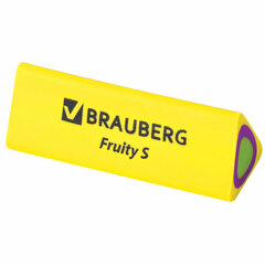 Ластик BRAUBERG &laquo;Fruity S&raquo;, 44&times;15&times;15 мм, цвет ассорти, треугольный, 228713