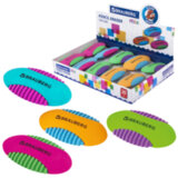 Ластик BRAUBERG "Mix S", 58х33х13 мм, цвет ассорти, 228724