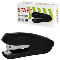 Степлер №24/<wbr/>6, 26/<wbr/>6 STAFF &laquo;EVERYDAY&raquo;, до 20 листов, черный, 228739