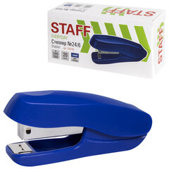 Степлер №24/<wbr/>6, 26/<wbr/>6 STAFF &laquo;EVERYDAY&raquo;, до 20 листов, синий, 228740