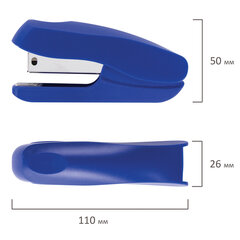Степлер №24/<wbr/>6, 26/<wbr/>6 STAFF &laquo;EVERYDAY&raquo;, до 20 листов, синий, 228740