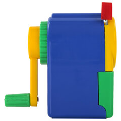 Точилка механическая ЮНЛАНДИЯ &laquo;Светофор&raquo;, металлический механизм, корпус голубой, 228766