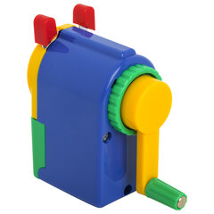 Точилка механическая ЮНЛАНДИЯ &laquo;Светофор&raquo;, металлический механизм, корпус голубой, 228766