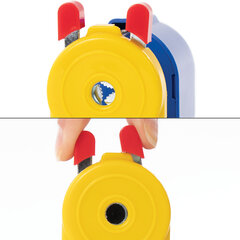 Точилка механическая ЮНЛАНДИЯ &laquo;Светофор&raquo;, металлический механизм, корпус голубой, 228766