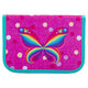 Пенал TIGER FAMILY 1 отделение, 1 откидная планка, ткань, "Rainbow Butterfly", 20х14х4 см, 228885