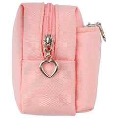 Пенал мягкий ЮНЛАНДИЯ, 2 отделения, полиэстер, &laquo;Bunny&raquo;, розовый, 20&times;7&times;9 см, 228988