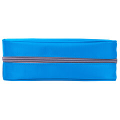 Пенал-косметичка BRAUBERG, мягкий, &laquo;KING SIZE BLUE&raquo;, 20&times;8&times;9 см, 229018