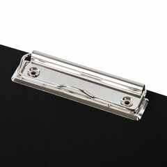 Доска-планшет STAFF &laquo;EVERYDAY&raquo; с прижимом А4 (225&times;316 мм), картон/<wbr/>бумвинил, РОССИЯ, черная, 229051