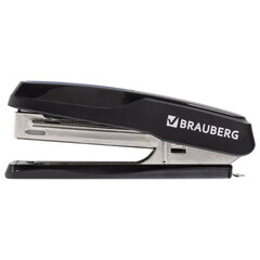 Степлер №10 BRAUBERG &laquo;Extra&raquo;, до 20 листов, антистеплер, черно-синий, 229078