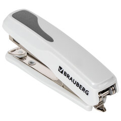 Степлер №10 BRAUBERG &laquo;Extra&raquo;, до 20 листов, антистеплер, серый, 229083