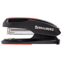 Степлер №24/<wbr/>6, 26/<wbr/>6 BRAUBERG &laquo;Extra&raquo;, до 30 листов, черно-красный, 229085