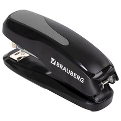 Степлер №24/<wbr/>6, 26/<wbr/>6 BRAUBERG &laquo;Extra&raquo;, до 30 листов, черно-серый, 229086