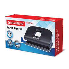 Дырокол BRAUBERG &laquo;Extra&raquo;, до 10 листов, черный, 229090
