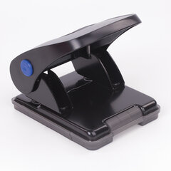 Дырокол металлический BRAUBERG &laquo;Extra&raquo;, до 40 листов, черный, 229093