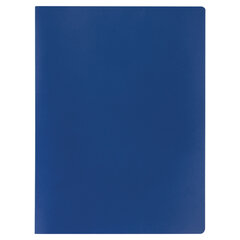 Папка с металлическим скоросшивателем STAFF, синяя, до 100 листов, 0,5 мм, 229224