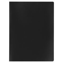 Папка с металлическим скоросшивателем STAFF, черная, до 100 листов, 0,5 мм, 229225