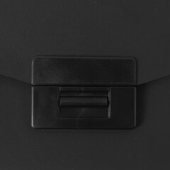 Портфель пластиковый STAFF А4 (320&times;225&times;36 мм), без отделений, черный, 229241