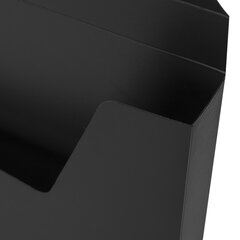 Портфель пластиковый STAFF А4 (320&times;225&times;36 мм), без отделений, черный, 229241