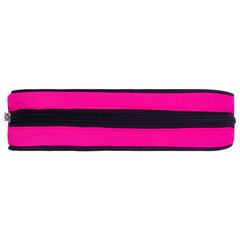 Пенал-косметичка BRAUBERG овальный, полиэстер, "Pink", 22х9х5 см, 229270