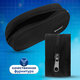 Пенал-косметичка BRAUBERG овальный, полиэстер, "Black", 22х9х5 см, 229271