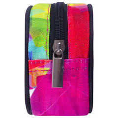 Пенал-косметичка BRAUBERG овальный, полиэстер, &laquo;Geometry&raquo;, 22&times;9&times;5 см, 229272