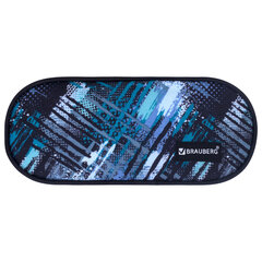 Пенал-косметичка BRAUBERG овальный, полиэстер, &laquo;Lines&raquo;, 22&times;9&times;5 см, 229273