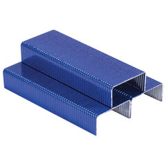 Скобы для степлера цветные №24/<wbr/>6, 1000 штук, BRAUBERG &laquo;EXTRA&raquo;, до 30 листов, 229301