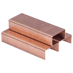 Скобы для степлера медное покрытие №10, 1000 штук, BRAUBERG &laquo;EXTRA&raquo;, до 20 листов, 229302