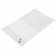 Обложка ПП со штрихкодом для тетрадей и дневников, КЛЕЙКИЙ КРАЙ, 80 мкм, 215&times;360 мм, ЮНЛАНДИЯ, 229344