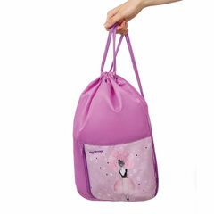 Мешок для обуви ЮНЛАНДИЯ, карман на молнии, 33&times;42 см, &laquo;Ballet&raquo;, 229416