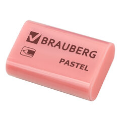 Ластик BRAUBERG &laquo;Pastel&raquo;, 37&times;24&times;11мм, ассорти пастельных цветов, экологичный ПВХ, 229582