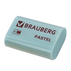 Ластик BRAUBERG &laquo;Pastel&raquo;, 37&times;24&times;11мм, ассорти пастельных цветов, экологичный ПВХ, 229582