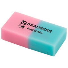 Набор ластиков BRAUBERG &laquo;Pastel Mix&raquo;, 6 шт., цвета ассорти, 44&times;21&times;10 мм, экологичный ПВХ, 229597