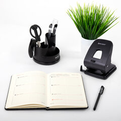 Дырокол BRAUBERG &laquo;SX-40&raquo;, до 40 листов, черный, 229695