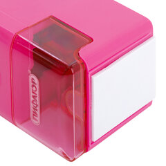 Точилка механическая ПИФАГОР &laquo;Study&raquo;, корпус розовый, 229797