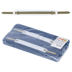 Механизм скоросшиватель полоска до 100 листов, КОМПЛЕКТ 50 шт., металл, 160&times;35 мм, STAFF, 229824