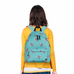 Рюкзак BRAUBERG СИТИ-ФОРМАТ универсальный, &laquo;Cats&raquo;, голубой, 41&times;32&times;14 см, 229881