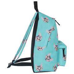 Рюкзак BRAUBERG СИТИ-ФОРМАТ универсальный, &laquo;Cats&raquo;, голубой, 41&times;32&times;14 см, 229881