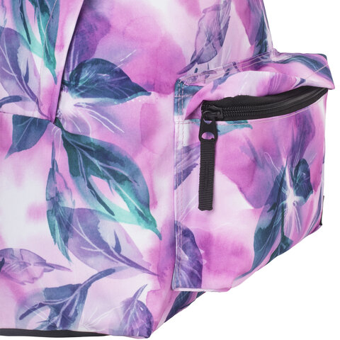 Рюкзак BRAUBERG СИТИ-ФОРМАТ универсальный, "Flowers", разноцветный, 41х32х14 см, 229884