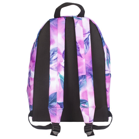 Рюкзак BRAUBERG СИТИ-ФОРМАТ универсальный, "Flowers", разноцветный, 41х32х14 см, 229884