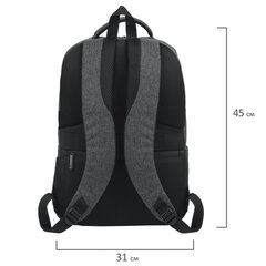 Рюкзак BRAUBERG URBAN универсальный, с отделением для ноутбука, &laquo;Houston&raquo;, темно-серый, 45&times;31&times;15 см, 229895