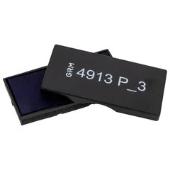 Подушка сменная 59&times;23 мм, синяя, для GRM 4913P3, Ideal 4913, TRODAT 4913, GRM Hummer 4913, 171000017