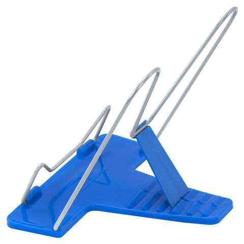 Подставка для книг и учебников ПИФАГОР КЛАССИК, пластик / металл, ассорти, европодвес, 230397 - фото 3