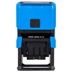 Датер самонаборный, 2 строки + дата, оттиск 41&times;24 мм, сине-красный, TRODAT 4750, касса в комплекте